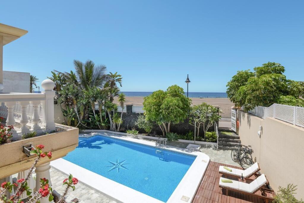 Villa La Concha Beachfront Heated Pool Playa Honda  Exterior foto