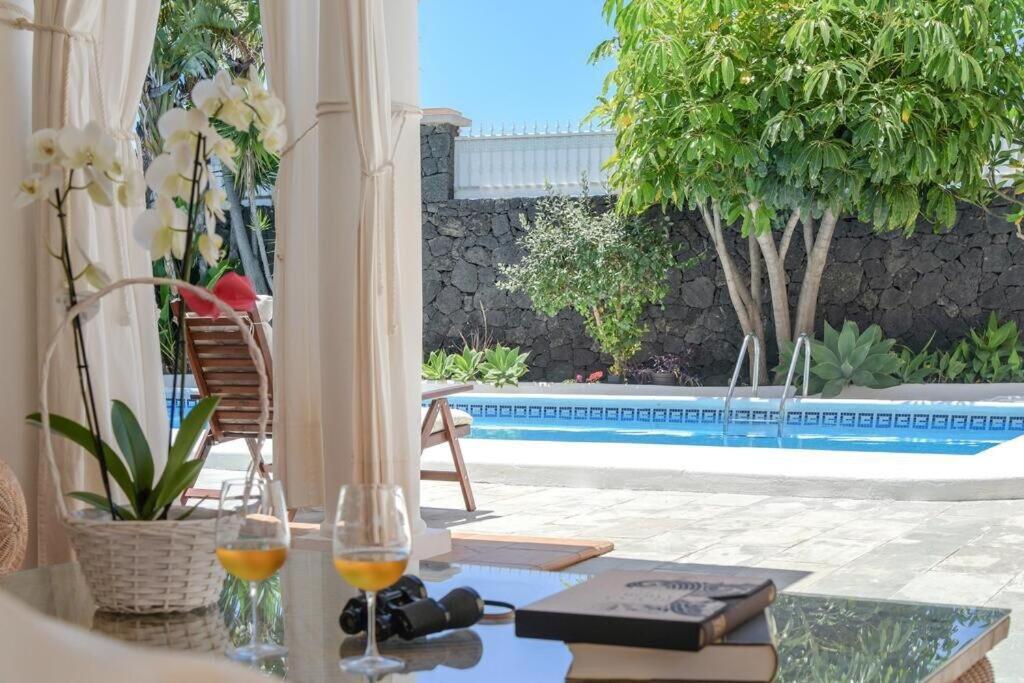 Villa La Concha Beachfront Heated Pool Playa Honda  Exterior foto